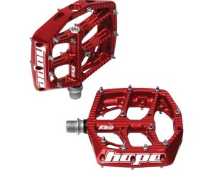 HOPE F20 PEDALS - PAIR - RED