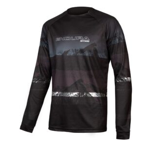 Endura MT500 Scenic Limited Edition Fietsshirt Heren Lange Mouw, Black