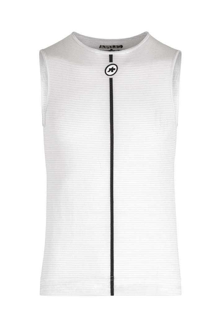 Assos Assosoires Summer No Sleeve Skin Layer, Holy White