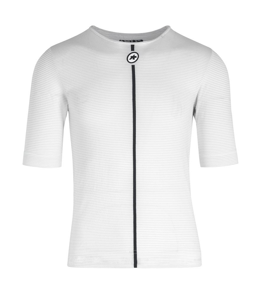 Assos Assosoires Summer Short Sleeve Skin Layer, Holy White