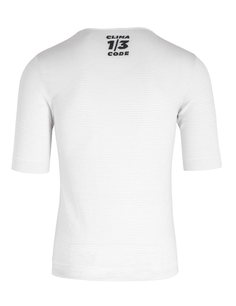 Assos Assosoires Summer Short Sleeve Skin Layer, Holy White