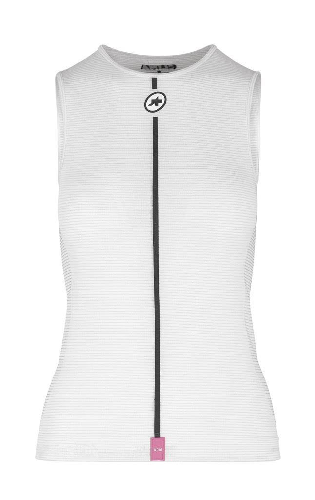 Assos Assosoires Women’s Summer No Sleeve Skin Layer, Holy White