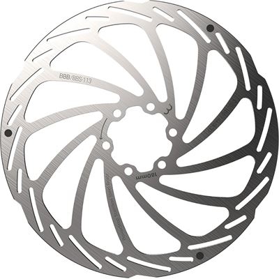 BBB BBS-113 discbrake rotor PowerStop 180mm zilver
