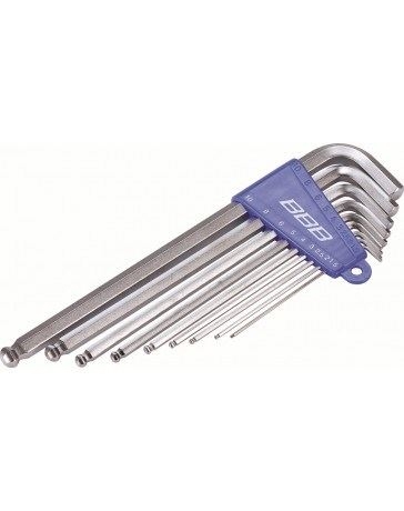 BBB BTL-118 imbussleutels set HexSet 9 pcs zwart