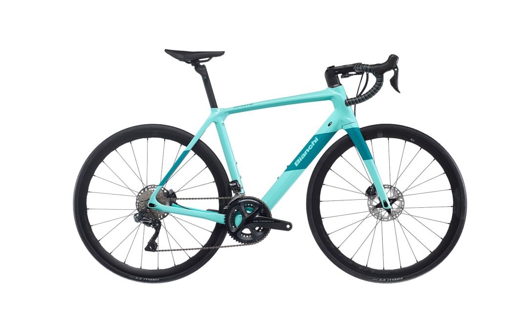 Bianchi Infinito CV Ultegra Di2 12s Disc Celeste