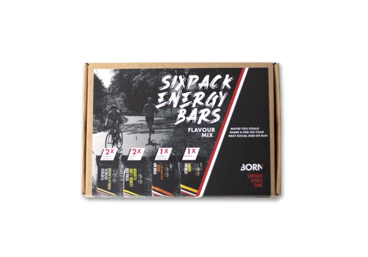 Born Sixpack Energy Bars Flavour Mix