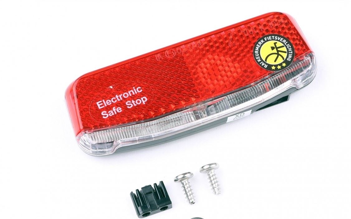 Bromptom achterlicht Spanninga Solo voor dynamo