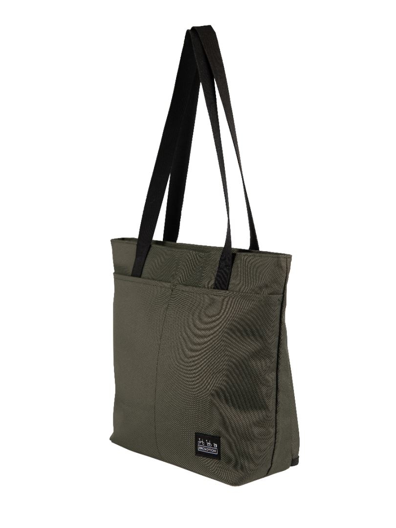 Brompton Borough Tote with frame mt S, Olive
