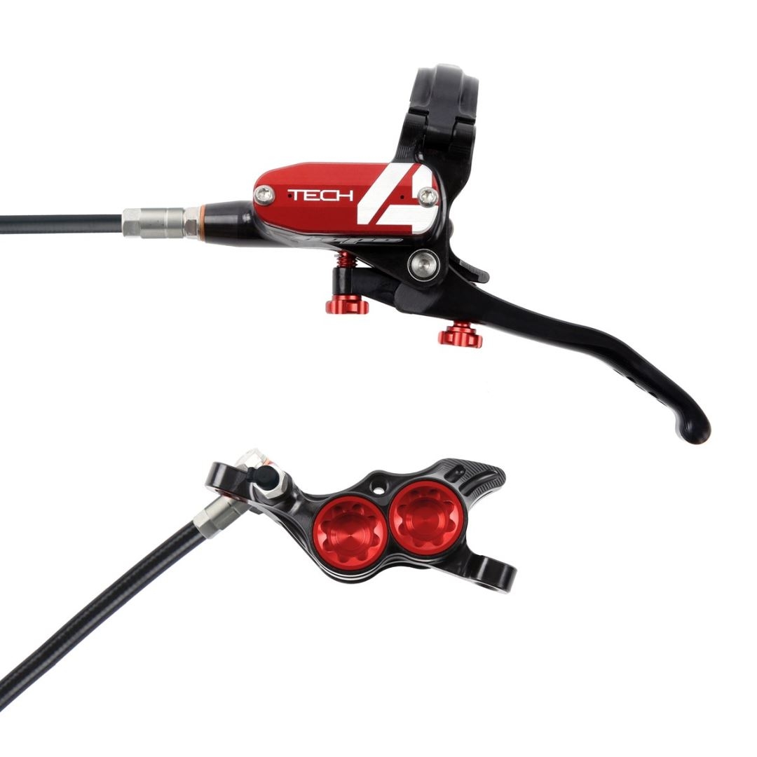 Hope Tech 4 E4 Remset – No Rotor, Red-Black