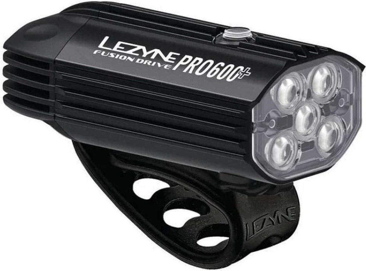 LEZYNE FUSION DRIVE PRO 600+ FRONT SATIN BLACK