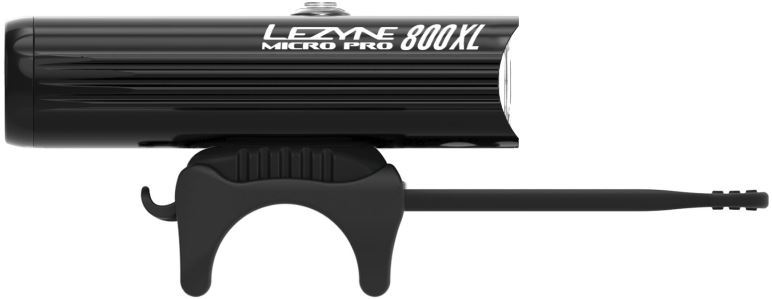Lezyne Micro Drive Pro 800XL front, Black