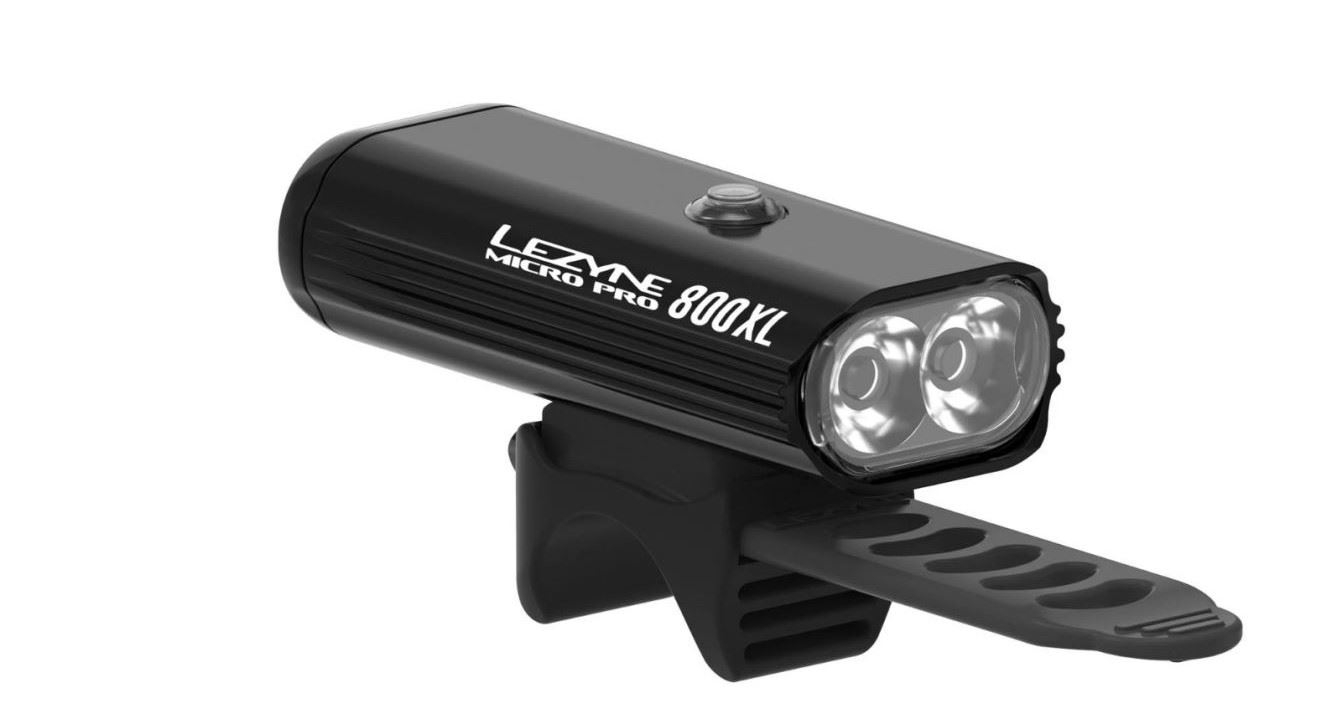 Lezyne Micro Drive Pro 800XL front, Black