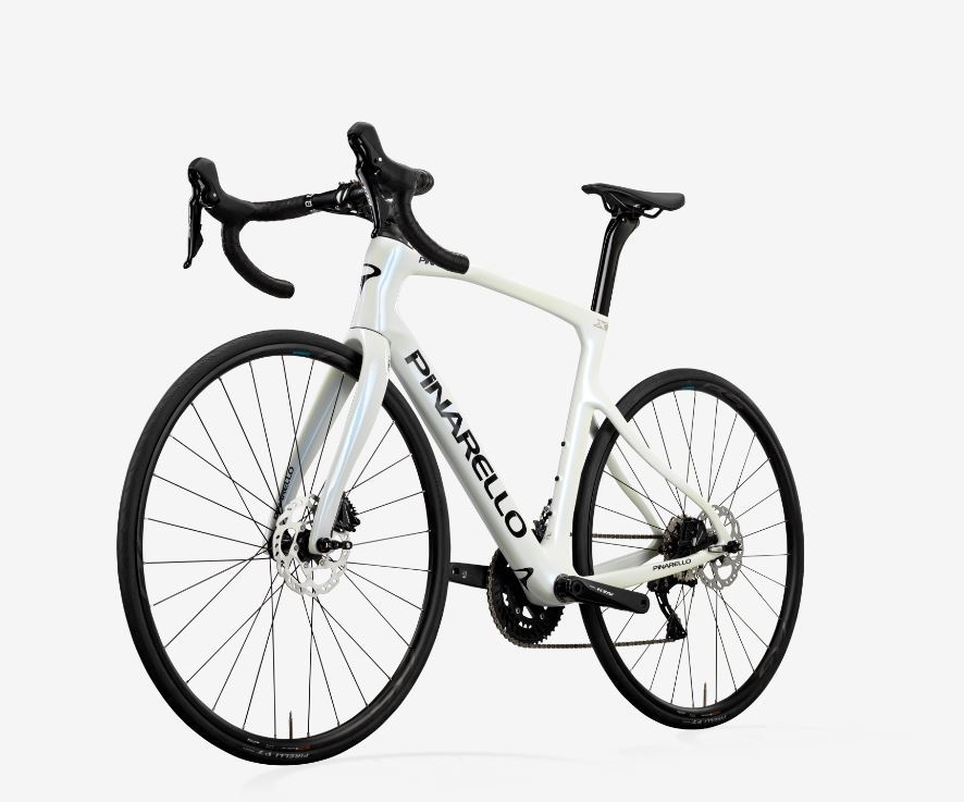 Pinarello X1 105 2×12 Shimano WH-RS171 DB Pearl White D162
