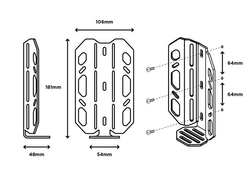 Restrap Carry Cage, Black