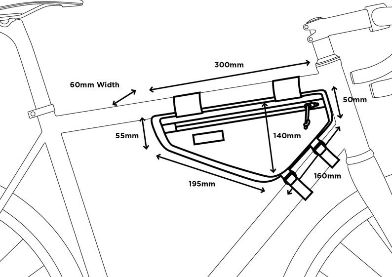 Restrap Frame Bag Small 2.5 Ltr, Black