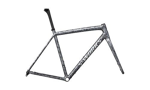 CRUX SW FRMSET CARB/METWHTSIL 58