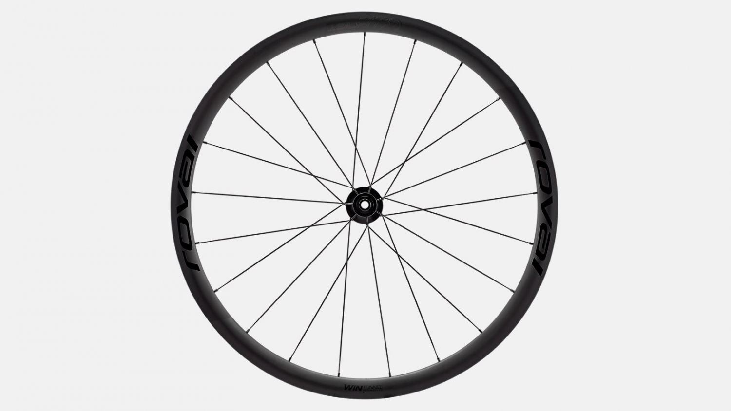 Specialized Alpinist CLX voorwiel, Satin Carbon-Gloss Black