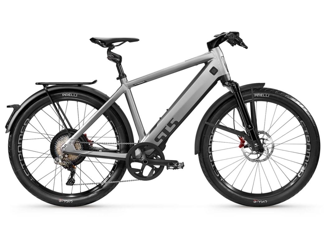 Stromer ST5 ABS met geveerde voorvork en zadelpen – Granite Grey