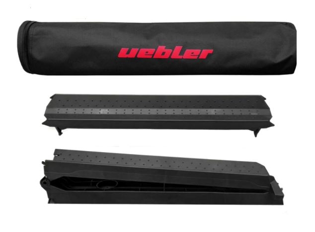 Uebler Oprijdgootje kunststof inclusief tas voor I-serie en F-serie, Zwart