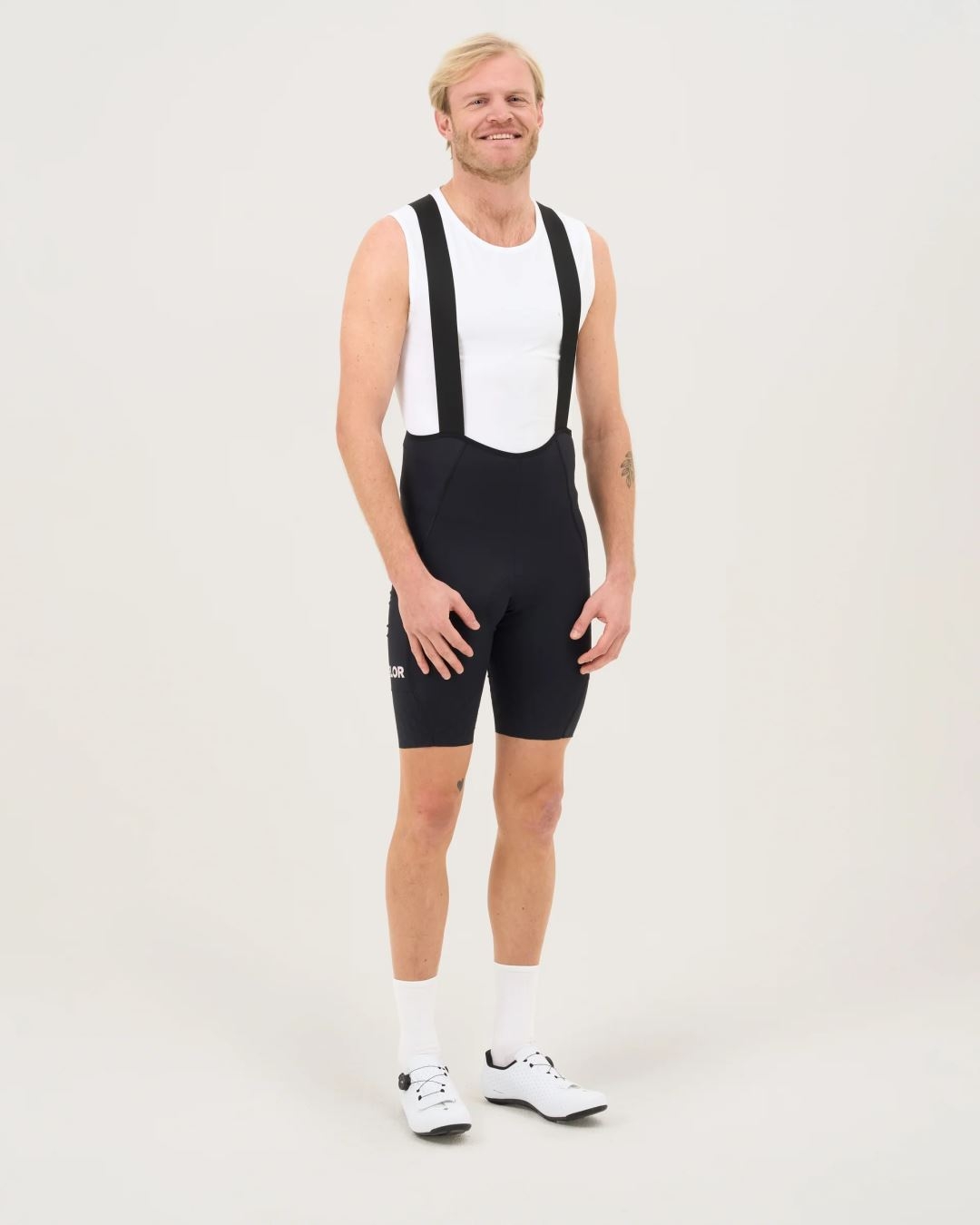 Velor Cargo Bib Shorts Men