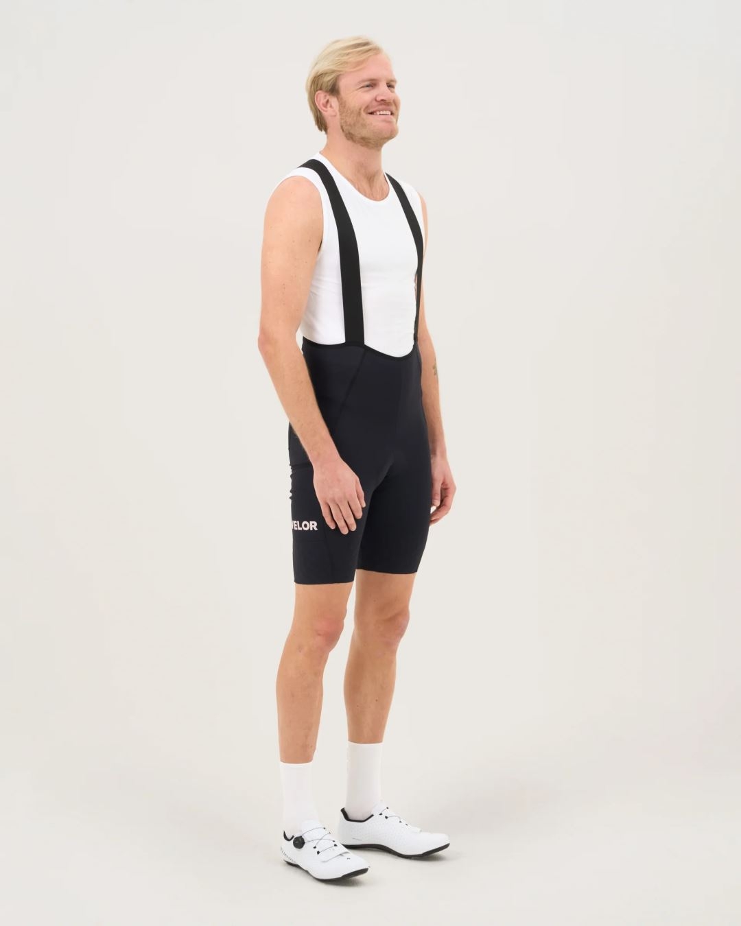 Velor Cargo Bib Shorts Men