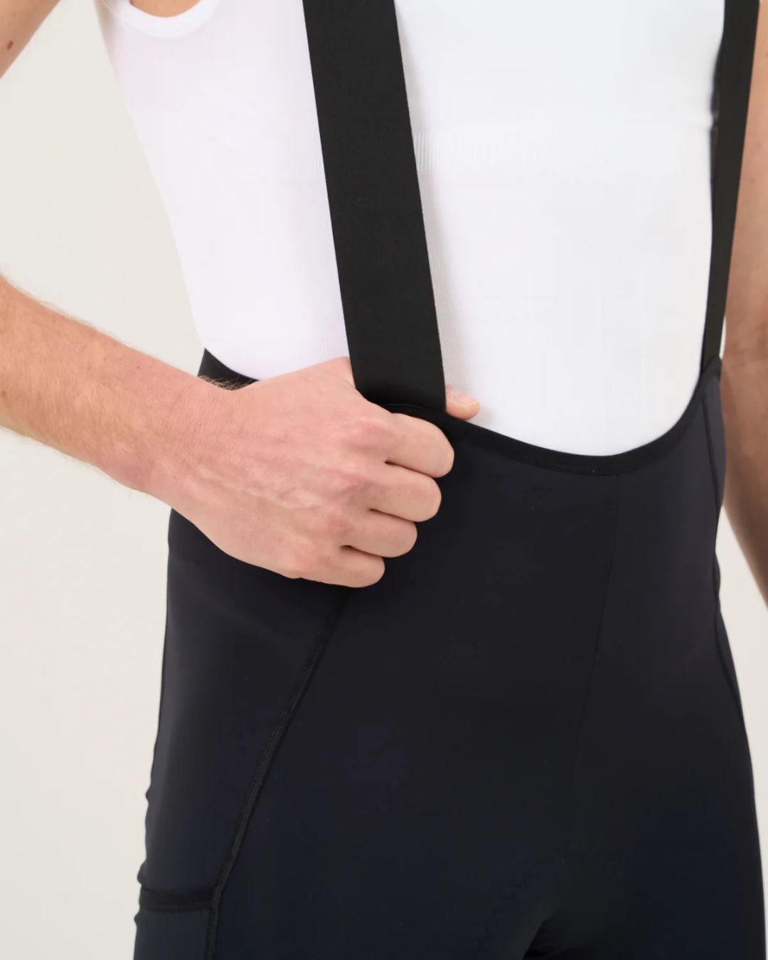 Velor Cargo Bib Shorts Men