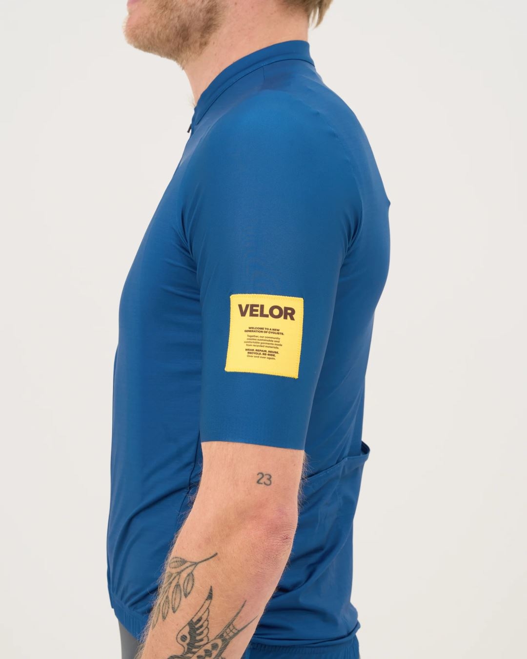 Velor Short Sleeve Sea Men