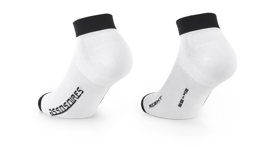 Assos RS Socks SUPERLEGER low White Series 0