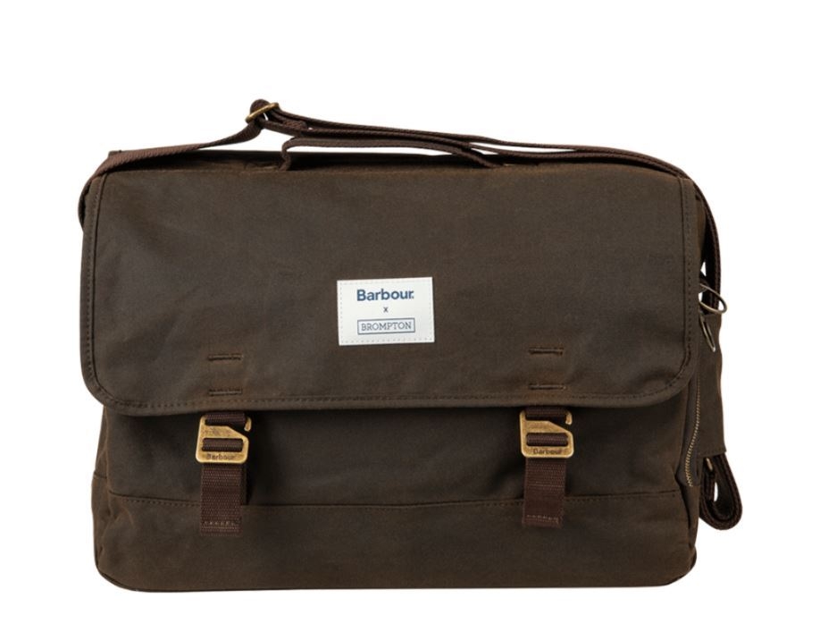 Barbour X Brompton Wax city bag