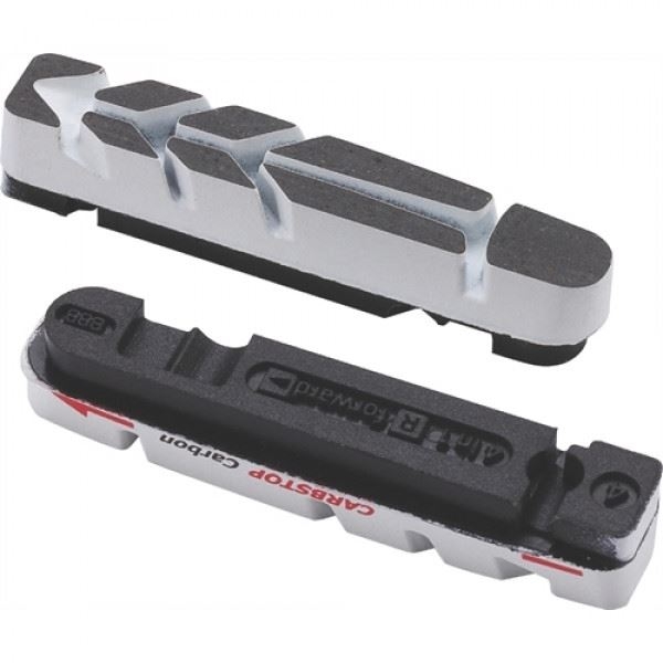BBB BBS-29 remblokken CarbStop cartridge 4 in 1 grijs