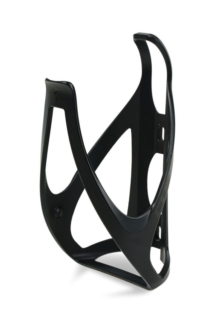 Cube bottle cage, Matte Black- Glossy Black