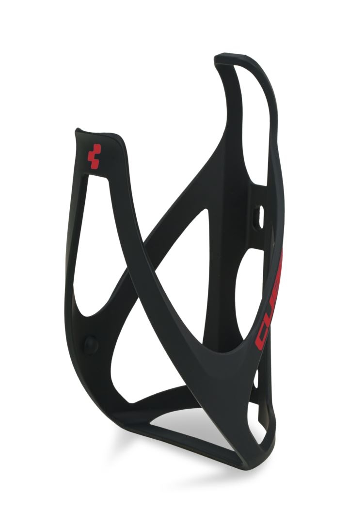 Cube bottle cage, Matte Black-Red