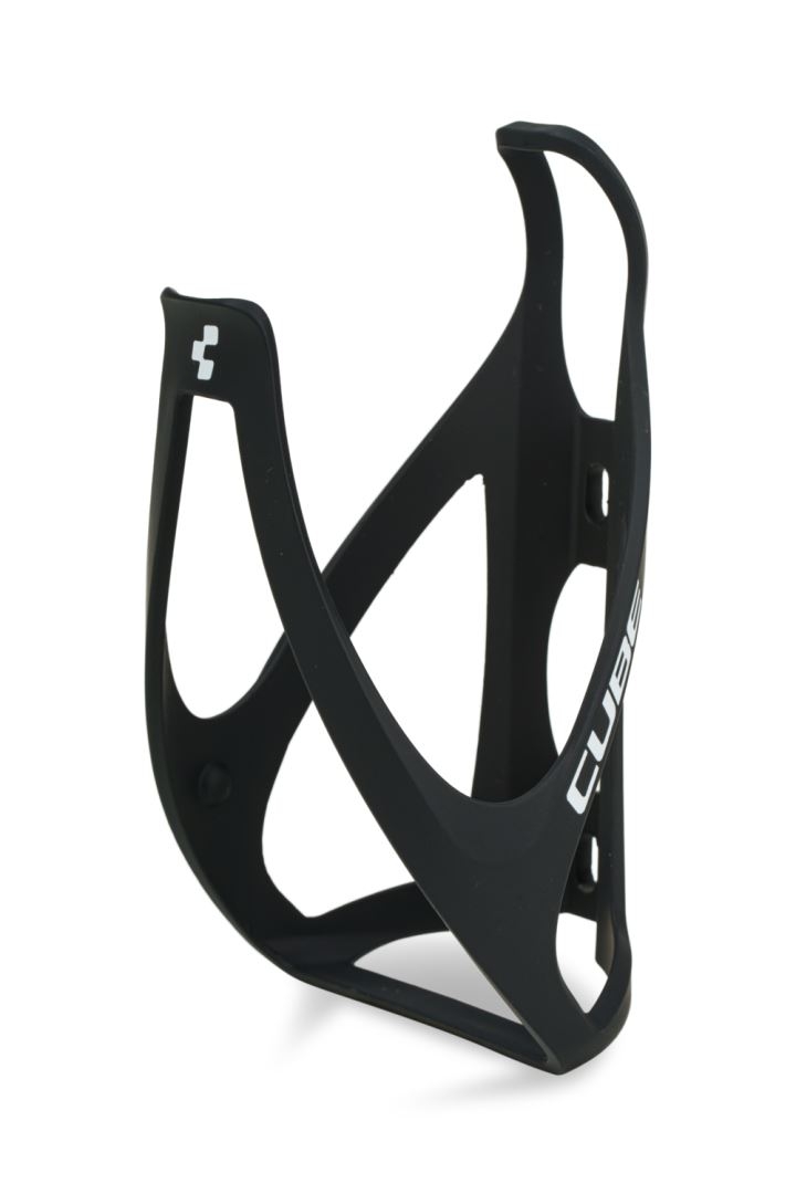 Cube bottle cage, Matte Black-White