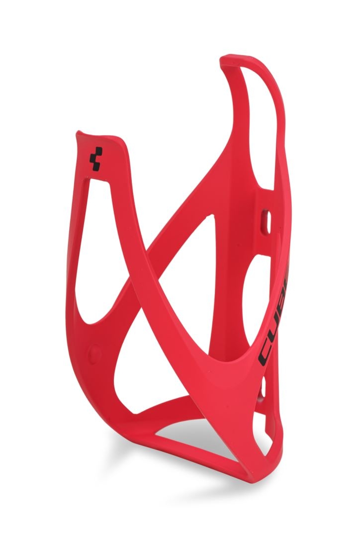 Cube bottle cage, Matte Red-Black