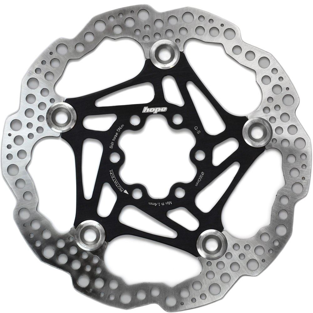 HOPE REMSCHIJF 160MM FLOATING BLACK