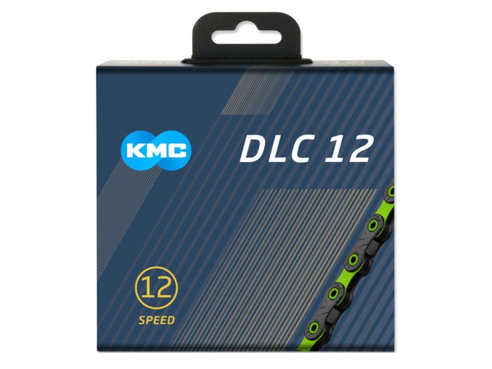 KMC ketting DLC 12 – 12 speed – zwart/groen