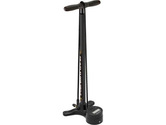 Lezyne Gravel Digital Floor Drive 3.5″ MAT BLACK