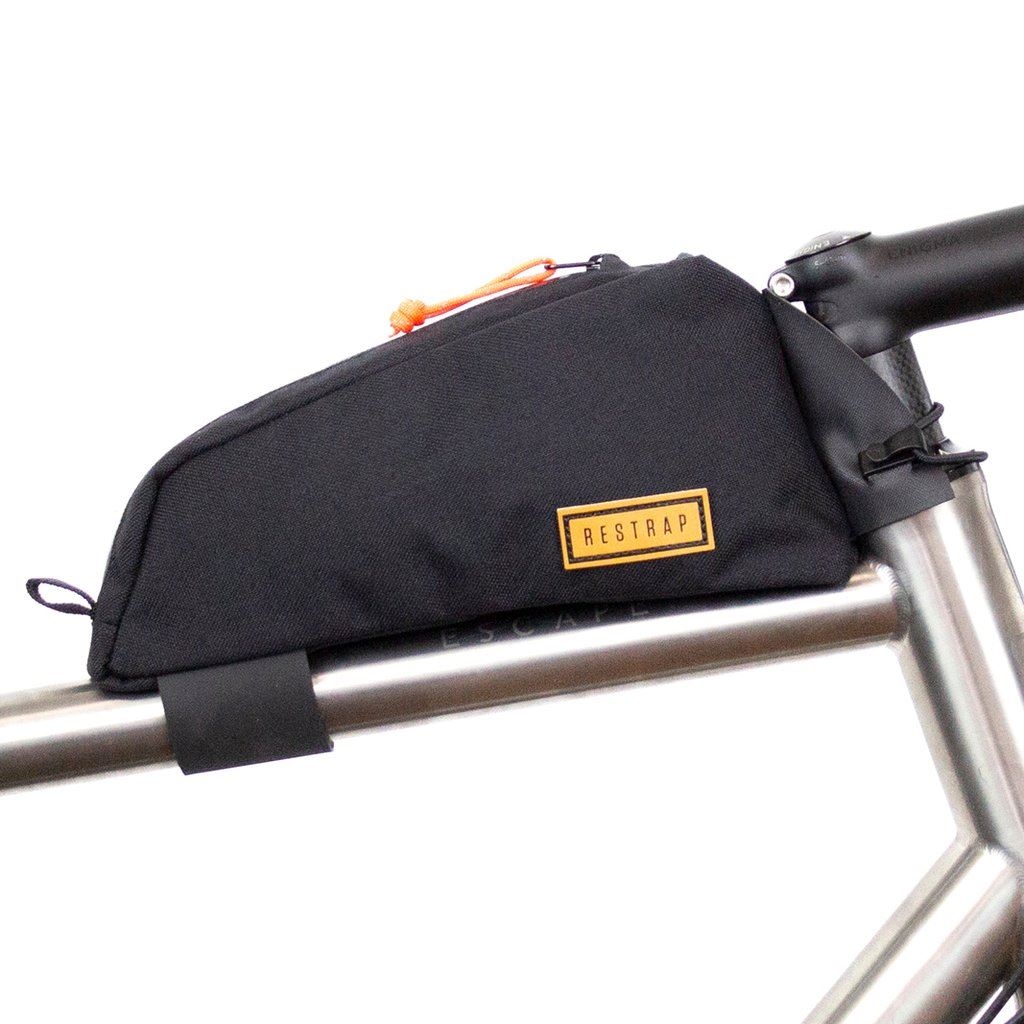Restrap Top Tube Bag 0.8 Ltr, Black