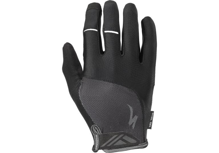 Specialized Body Geometry Dual-Gel Long Finger Gloves Black