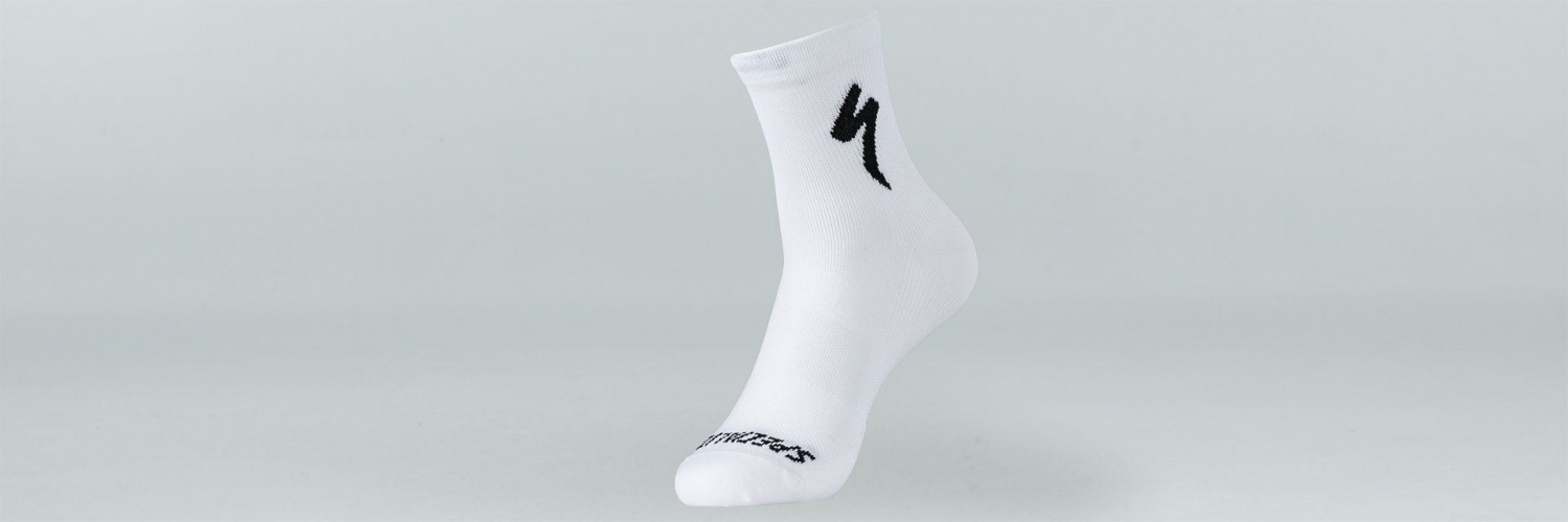 Specialized Soft Air mid Sock White-Black