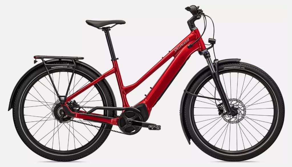 Specialized Vado 3.0 IGH Step Through, Red Tint-Silver Reflective