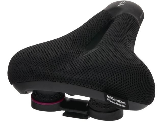 Terry zadel Fisio Climavent max gel dames zwart