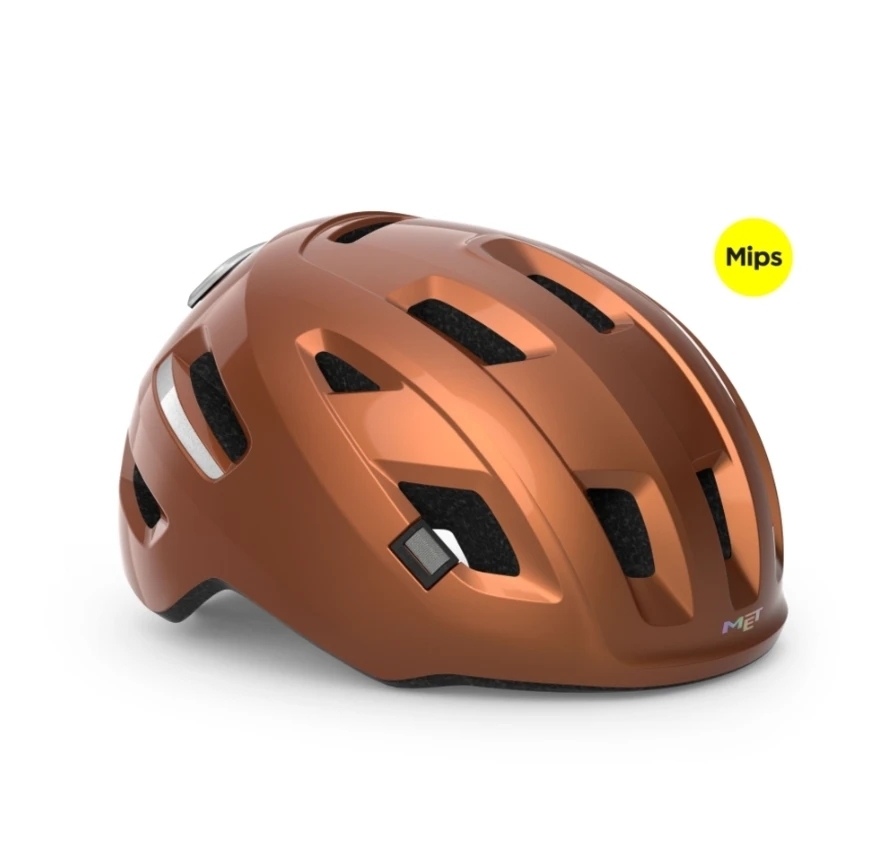 Met fietshelm E-Mob MIPS