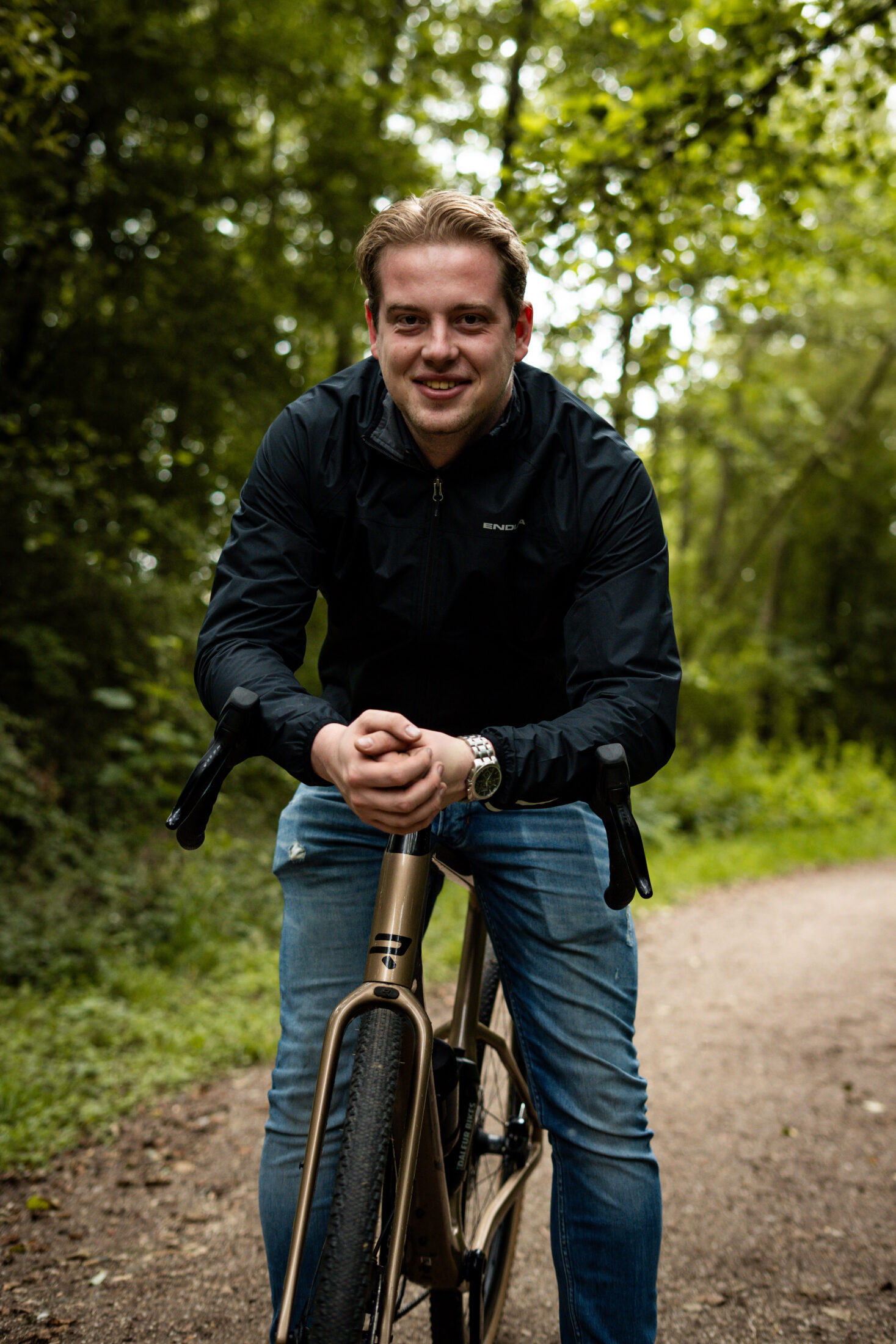Portret Rick met Ridley fiets