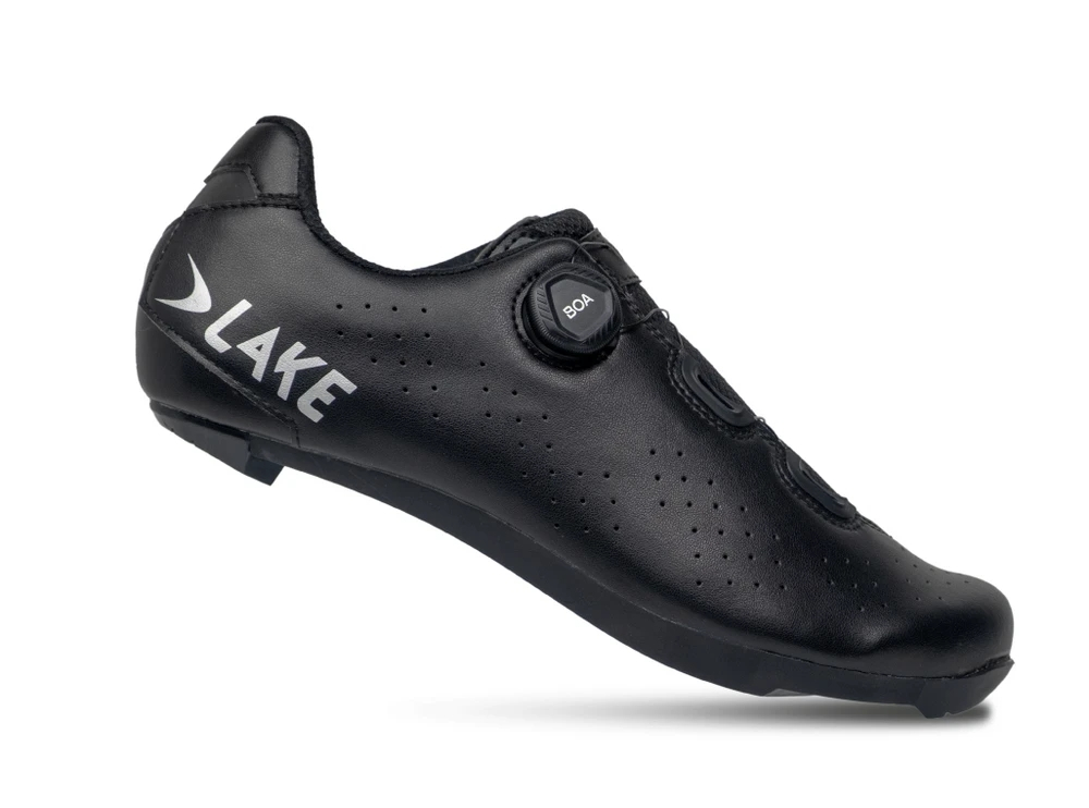 Lake fietsschoen CX178 BLACK/SILVER 50