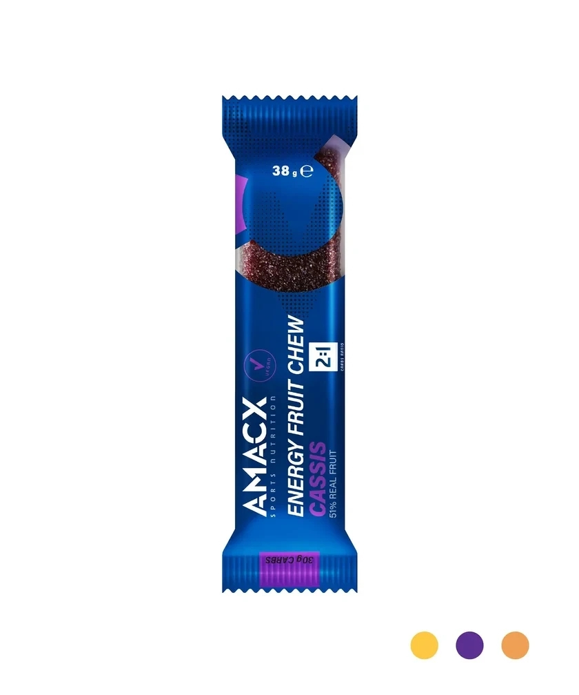 Amacx energy fruit chewr cassis