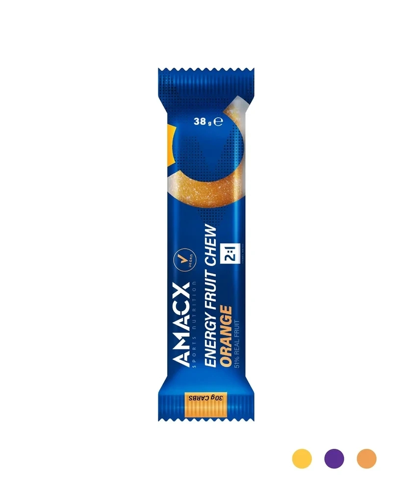 Amacx energy fruit chewr orange